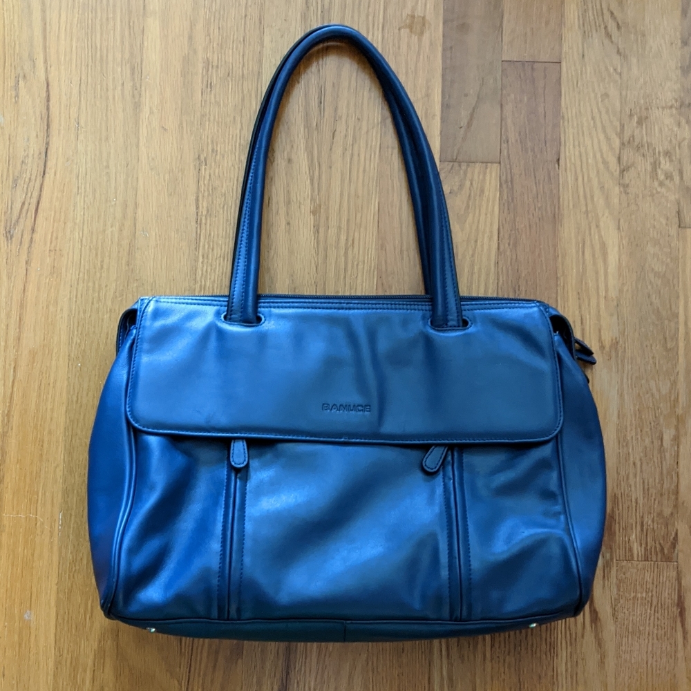 Banuce Blue Shoulder Bag with Padded Laptop Sleeve